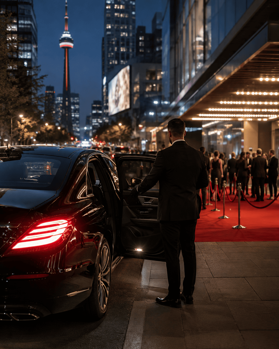 Chauffeured TIFF car service in downtown Toronto